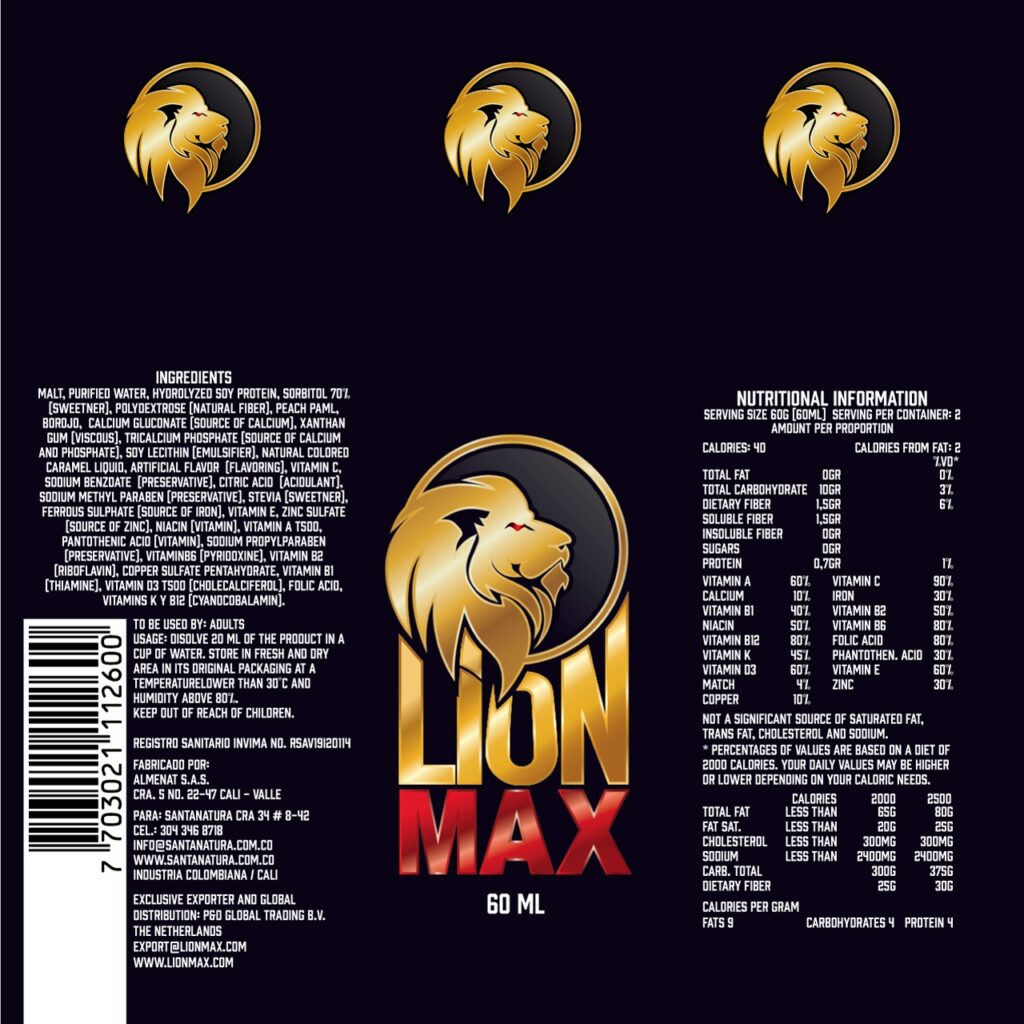 LionMax Ingredients